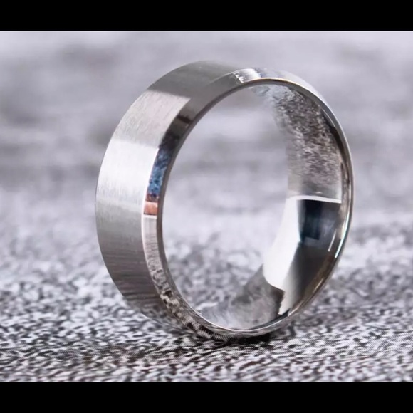Unisex Rings Titanium Steel Chic Gorgeous Jewelry - Picture 7 of 16